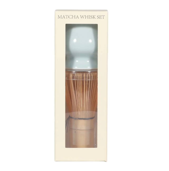 Matcha Whisk White Stand, Chasen & Scoop Set