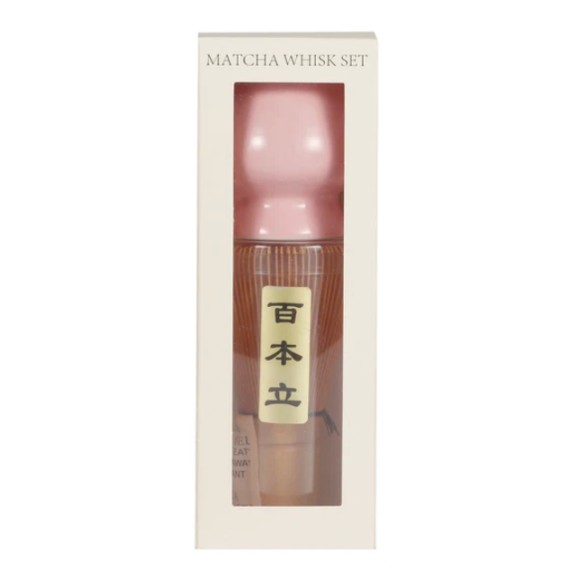 Matcha Whisk White Stand, Chasen & Scoop Set