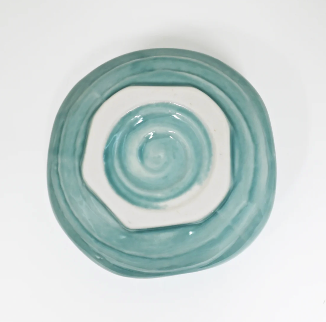 7oz Minoware Turquoise Mini Matcha Bowl