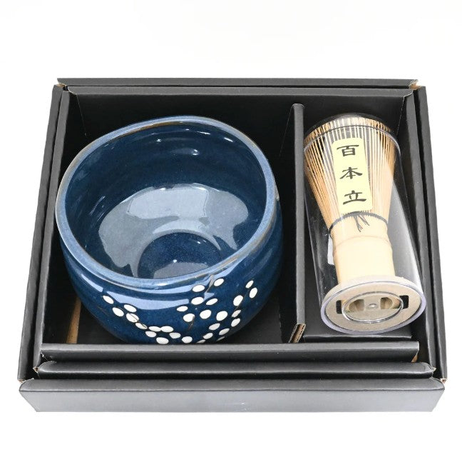 Matcha Bowl Set — 21oz with Whisk & Tea Spoon, Sakura Design