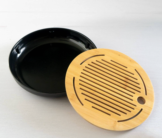 12.5" Tea Tray with Drip Tray