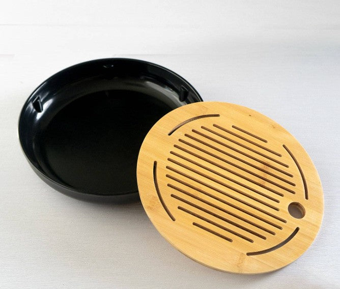 12.5" Tea Tray with Drip Tray
