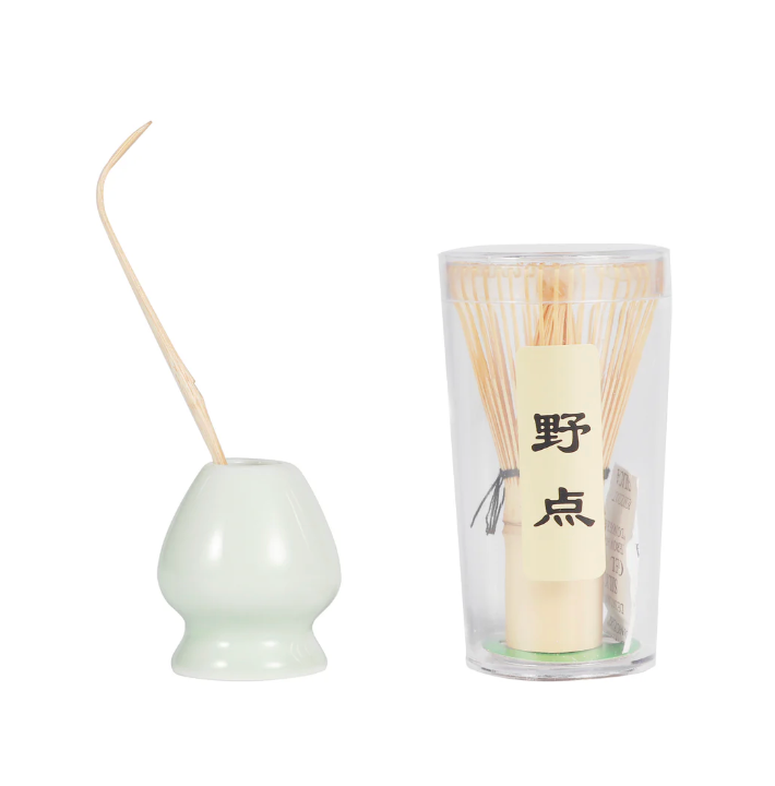 Mini Matcha Whisk Green Stand, Chasen and Scoop Set