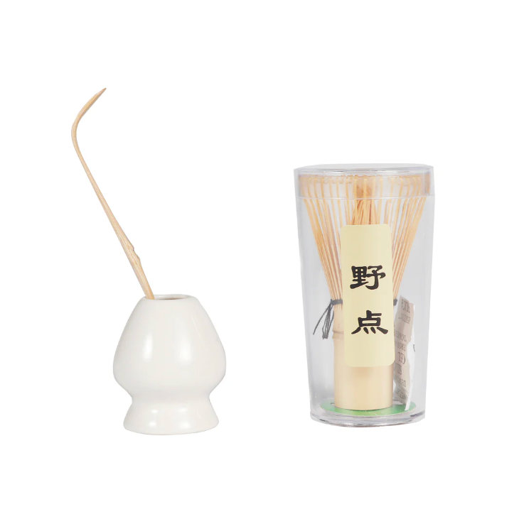 Mini Matcha Whisk Green Stand, Chasen and Scoop Set