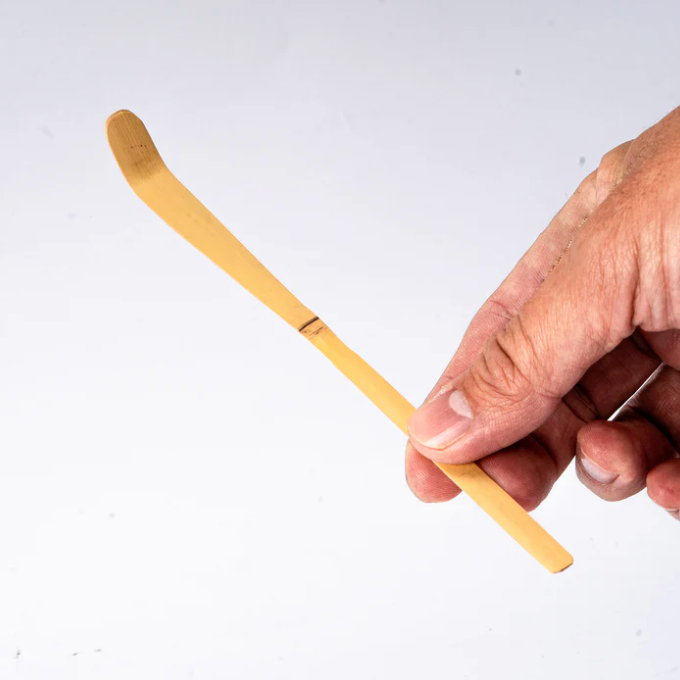Matcha Tea Spoon 7"L White Bamboo